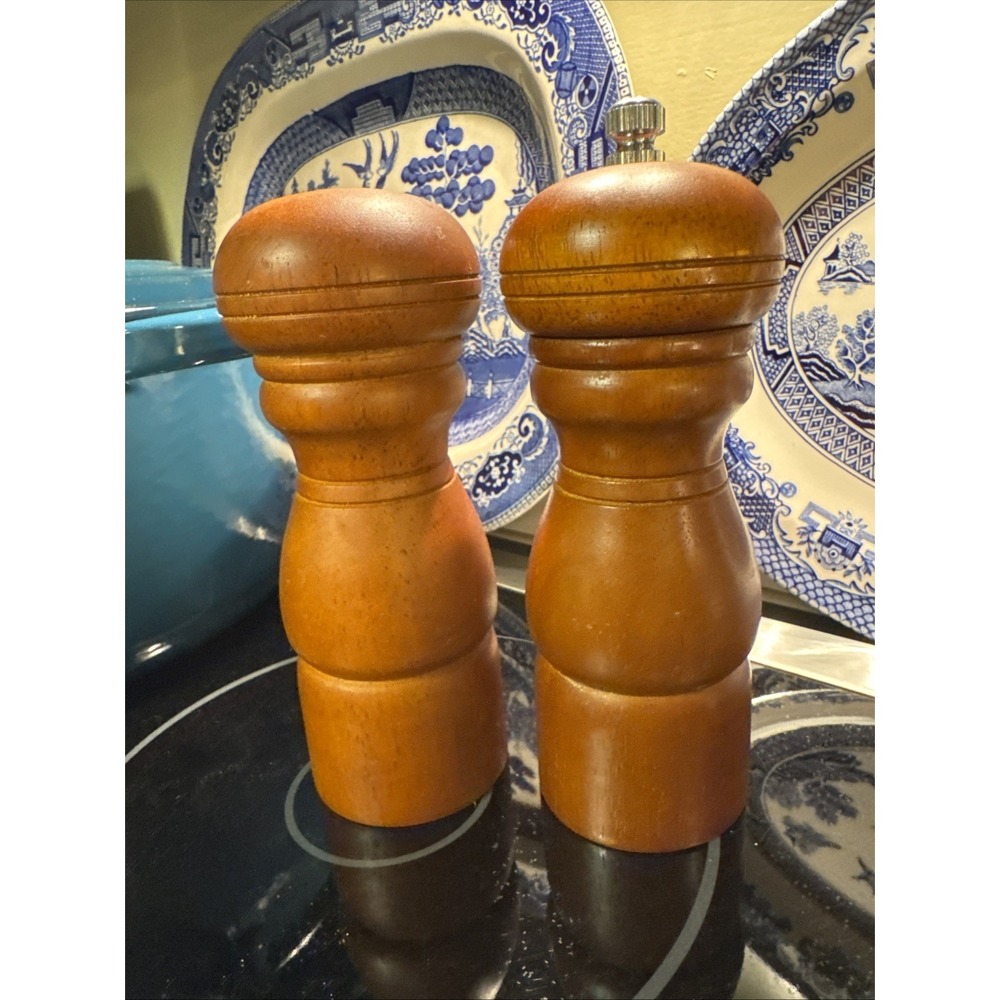 PENZEYS Wood Salt Shaker Pepper Mill Grinder 6"‎ Pair